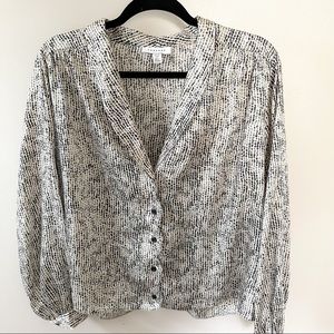 Topshop silky patterned top